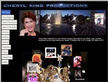 Tablet Screenshot of cherylkingproductions.com